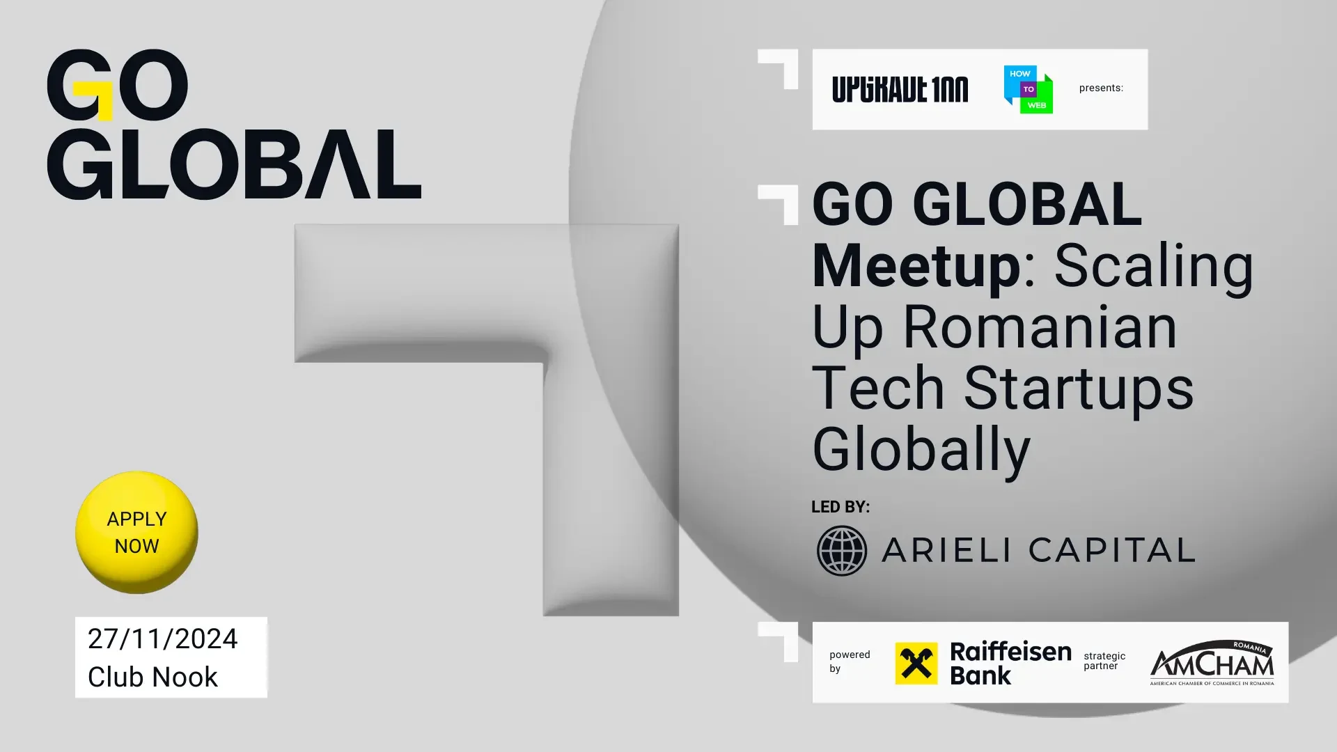 Founders, Investors, Tech Product Experts, Engineers and Industry Leaders Meet at GO GLOBAL to Support Romanian Startups’ International Growth